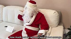 hey santa claus pounds snow maiden whore missionary then doggystyle cums on big tits