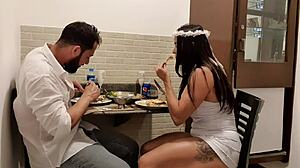 new year sex marathon ends in deep pussy cum flood!