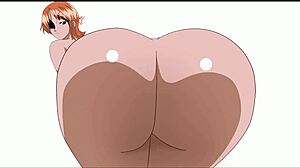 doesn't nami's big ass twerking on luffy's cock while monsters fuck her look insane?