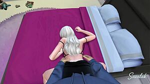 Blonde teen sucks then fucks burglar wildly!