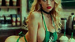 imagine sexy cafe waitress stripping for hardcore ai hentai pounding part 2