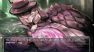 Monster Slug Girl Dominates Hard In Hentai Game