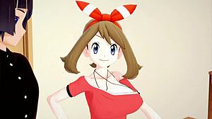 May Pokemon Bikini Hentai Lover Post-Beach Missionary Fuck