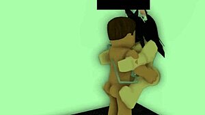 that roblox neko girl slams against the wall taking every rough thrust deep inside