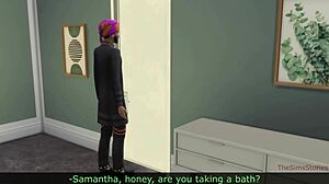 i'm the plumber sneaking peeks at client's hot wife bathing