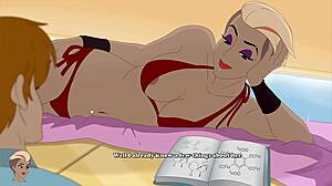 Dad's milf secretary pool banging intensifies in chapter 2