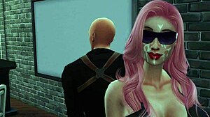 police officer's huge cock ravages asian futa at work