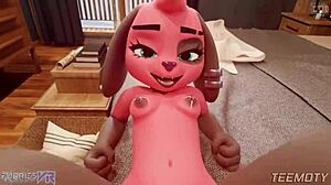 big titted furry babe takes pov missionary pounding with nipple tweaks 😍🍑