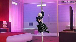 2b from nier automata delivers private seductive dance with huge oppai tits