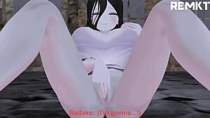 Mmd Giantess Sadako Forces Huge Ass Fart Insertion