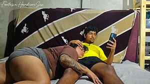 Can't Stop Touching Myself Shoves Cock in Stepsister's Mouth Nearly Caught Hardcore Fantasy Fuck