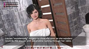 Stepmom Squirts on Monster Cock in Cuckold 3D Game Blowjob Scene