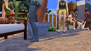 i can't believe the massive milf orgy with old black guys anal assfucking group party outdoors