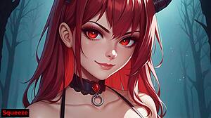 whoa lily's succubus hfo ritual squeezes your throbbing cock with huge tits 😈💦