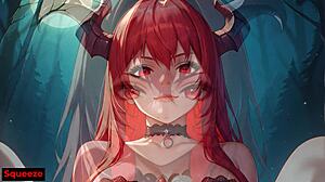 whoa lily's succubus hfo ritual squeezes your throbbing cock with huge tits 😈💦