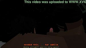 Hybrid demon girl boldly dominates monster hunter deepthroat cowgirl