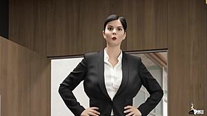 my lesbian coworker offers her huge pawg ass to the black boss for favors