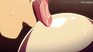 Anime teen big tits pussy fucked doggystyle by teacher creampie lick