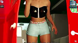 Sunshine Love Part 34 Gameplay: Slut Rides Monster Cock Outdoor Hardcore!