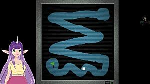 she screams through quick rough pussy fucks in this uncensored hentai game