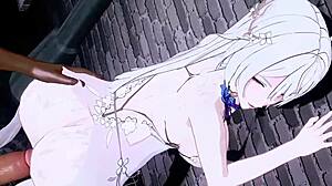 Aether Gazer Geng Chen Moans in Passionate 3D Hentai Tit Bounce