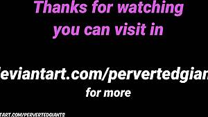 Toy Chica Giantess Traps Giant in Panties with Huge Furry Toys