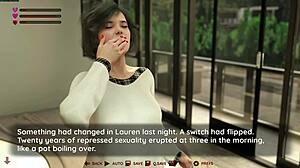 Stepmom Squirts on Monster Cock in Cuckold 3D Game Blowjob Scene