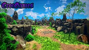 i dive into curvy adventures with big tits in this sexy hentai game