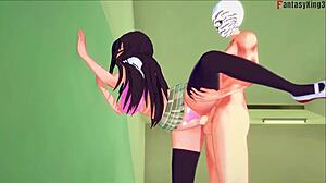 yui's oppai bounce wildly in classroom pre-class fantasy fuck frenzy