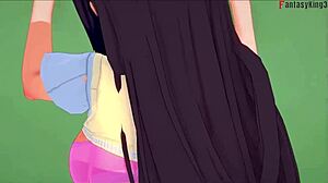 yui's oppai bounce wildly in classroom pre-class fantasy fuck frenzy