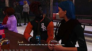 18-Year-Old Alt Girl Fat Curvy Big Tits Squirts on Huge Monster Cock in Femdom 3D Hentai Game Being a Dik