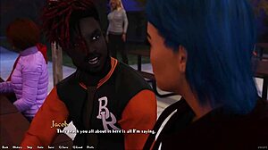 18-Year-Old Alt Girl Fat Curvy Big Tits Squirts on Huge Monster Cock in Femdom 3D Hentai Game Being a Dik