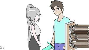 hey, skeletons spilling their wildest sex confessions in minecraft anime