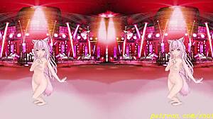 koyori's nude curves sway seductively in vr180 3d dance