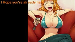 Nami's Bold JOI Hentai Commands Explode