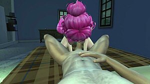 sims 4 pov threesome pink haired girl blowjob doggystyle handjob group fun