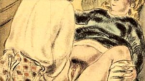 Steamy Vintage Erotic Illustrations Ignite Desires!