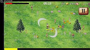 as a virgin knight with this proud huge cock i saved my first creampie gangbang for that sexy japanese femdom big tits warrior lady in hentai game