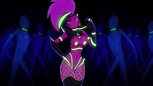 Hentai HMV boobs bounce wildly to money on the dash beat.