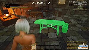 episode 8 upgrades wicked island house with armor bench firepit cauldron