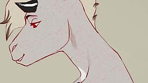 Furry milf goat couple rides monster cock creampie big tits ass pussy in cute mature animation