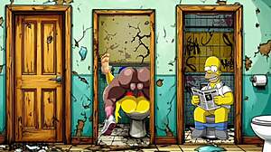 i can't believe marge the married housewife takes cock through glory hole in public toilet!