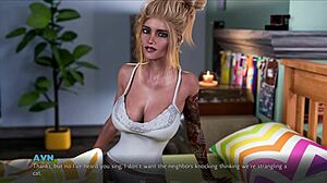 blonde college teacher caught huge tits masturbating squirting cum