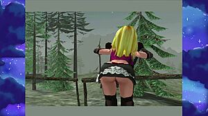 i'm stuck in this lula 3d game, blonde big tits in stockings doggystyle bdsm has me hooked part 3.