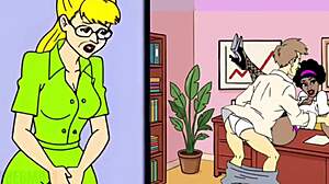 Big titted wives cheat husbands in hentai infidelity compilation