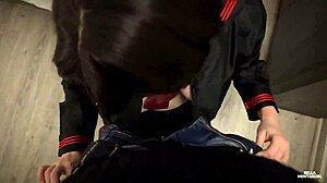 pov bella hentaigirl does anything for money blowjob creampie