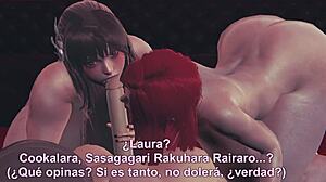 two teachers strip and scissor in heated lesbian frenzy