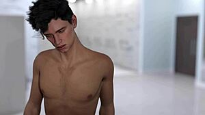 hot yaoi teen blowjob in stalls summer vacation 34 game show!