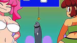 Hentai HMV boobs bounce wildly to money on the dash beat.