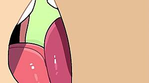 Freezing camera captures Lilmoonie's hidden anime thrills.